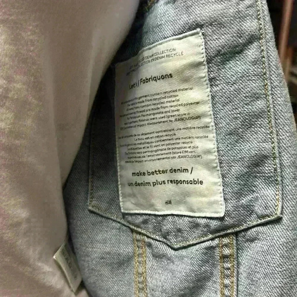 NWOT H&M women’s 90’s denim jacket size XS - Picture 9 of 13